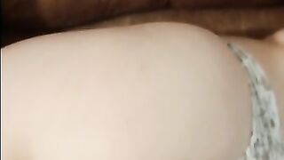 Cute Teen with Big Ass getting Spanked in Slowmotion