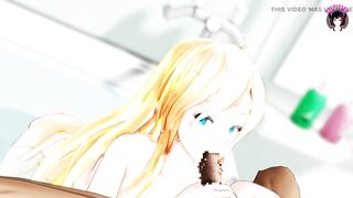 Eye Contact Blowjob (Hentai 3D)