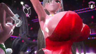 Phut Hon Dance in Bunnysuit + Cowgirl Sex (3D HENTAI)