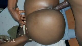 African Big Ass Milf From South Africa Got His Pussy Drilled By A Long Big Black Cock Kenya Model