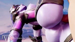 Overwatch 2 Naughty Slut Widowmaker Enjoy a Nice Standing Fuck