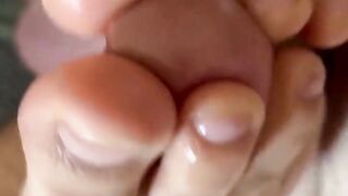 Hot Latinas first footjob