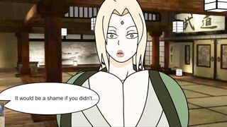 Tsunade big boods and big ass give blowjob hardcore big dick anime 18+ henrai Naruto game gameplay