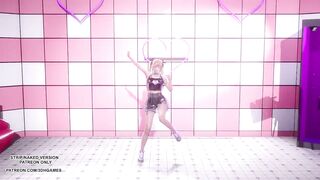 [MMD] STAYC - Teddy Bear Marie Rose Sexy Kpop Dance 4K 60FPS Doa Uncensored