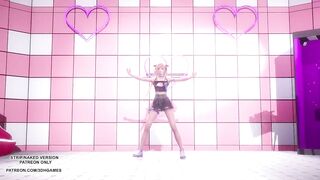 [MMD] STAYC - Teddy Bear Marie Rose Sexy Kpop Dance 4K 60FPS Doa Uncensored