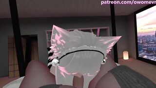 POV Breeding a Slutty Catgirl in Heat (Loud Moaning) VRChat ERP - Preview