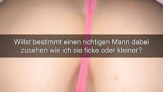 My Girlfriend cheats with Guy in Hotel Room Snapchat Cuckold German