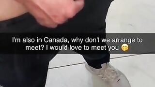 Canadian beauty wants to snapchat with big dick stranger