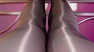 Sexy Feet Nylon Footjob