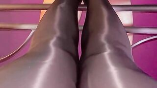 Sexy Feet Nylon Footjob