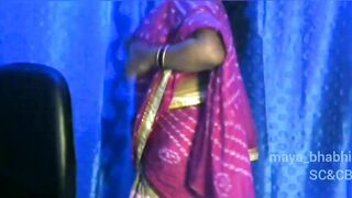 Sexy Bhabhi Gets Aroused by Standing for Self Cam Sex