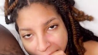 Foxybrown20 gets throat fucked til eyes turn red