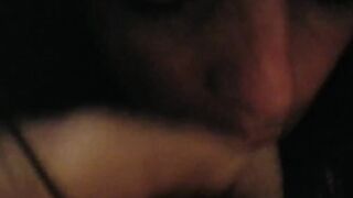 Chubby ex let me record on my phone - POV DICK SUCKING