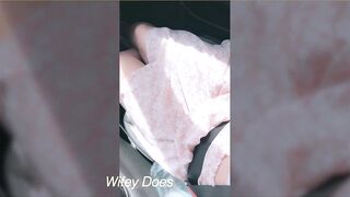 Horny MILF Highway Trucker TIT Flashing UPSKIRT