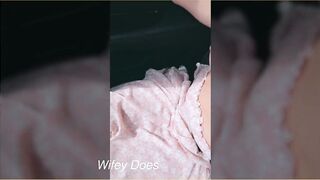 Horny MILF Highway Trucker TIT Flashing UPSKIRT