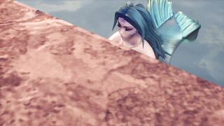 Mermaid Lesbian Fingering - 3d Cartoon Hentai