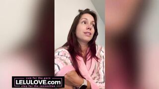 Babe sharing behind the porn scenes before boob job with troll rants and implants plans - Lelu Love