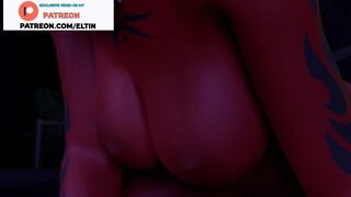 Hot Devil-Girl Amazing Riding On Dick And Getting Cum On Ass | Hottest Animated High Quality Hentai