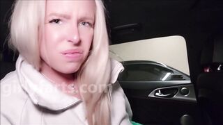 Locked in a car with FARTING Blonde Uber Driver Vicktoria Tacos