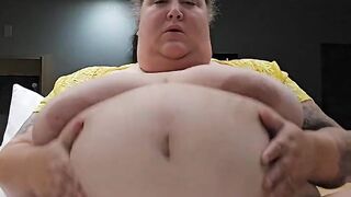 POV SSBBW Rides your cock with huge tits in your face