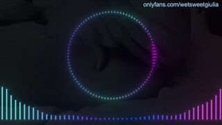 ASMR moans - Watch me masturbating and fingering my pussy just after waking up