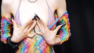 Small tits and long nails to mesmerize your mind PREVIEW bikini femdom pov long nails small tits hot